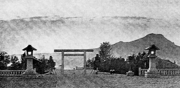 서울 남산의 조선신궁 이미지